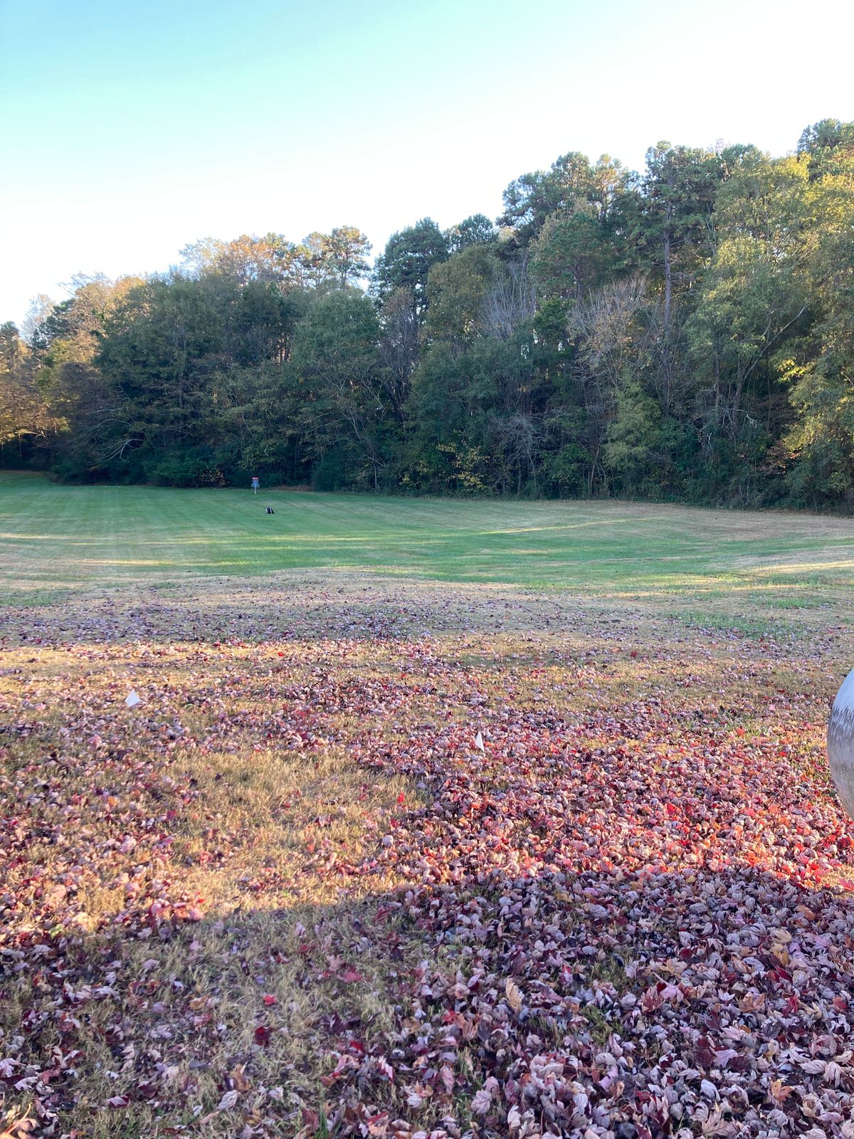 Hole 2. Straight shot slightly downhill