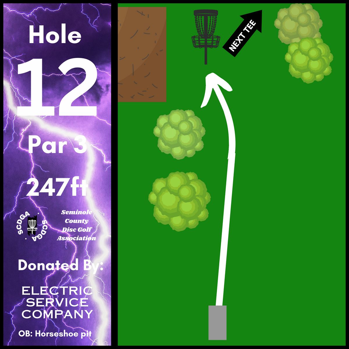 Hole 12 Teesign