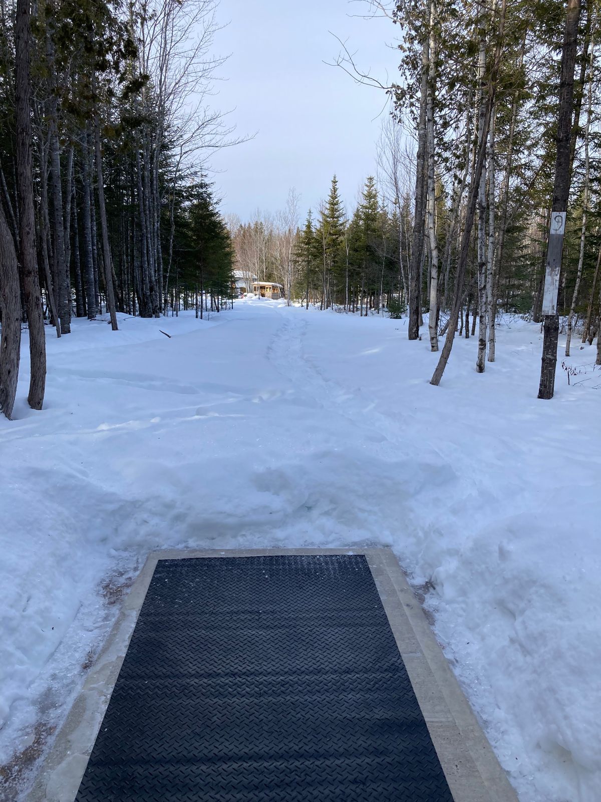 Hole 9 late January 2023