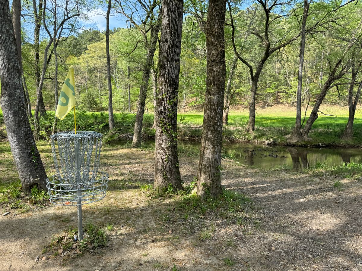 Hole 16 green. The water isn’t really in play, but it’s very scenic!