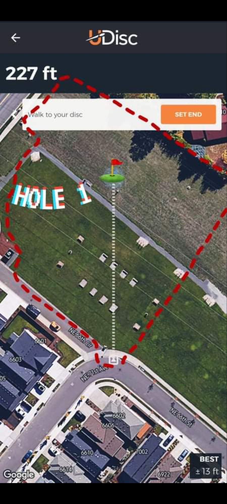 Dotted red line is OB