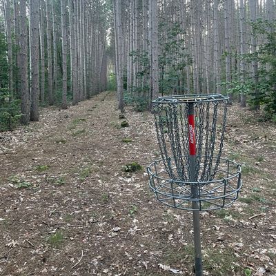 Hole 3 looking back towards the pad