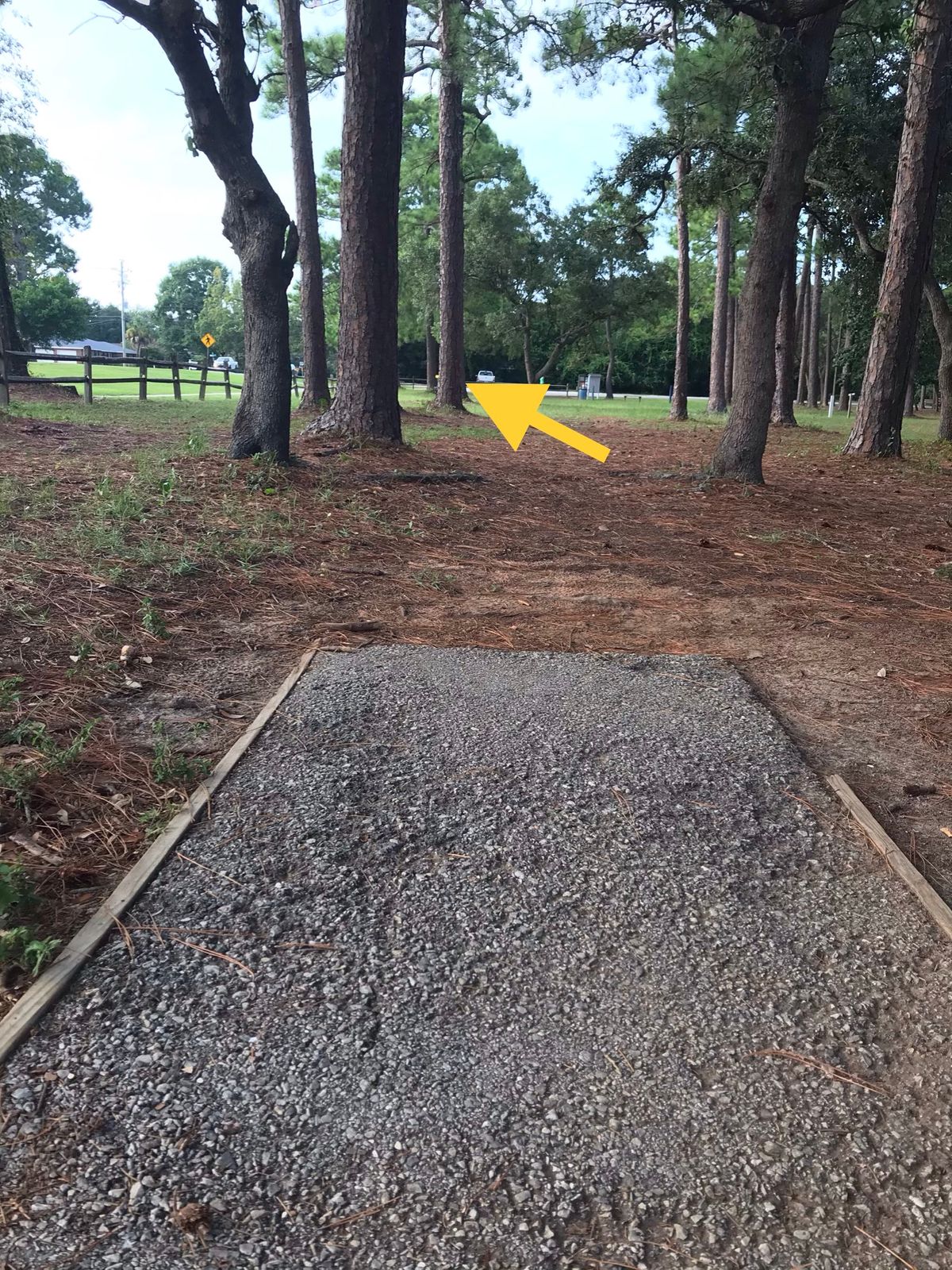 Amateur tee, 18th hole