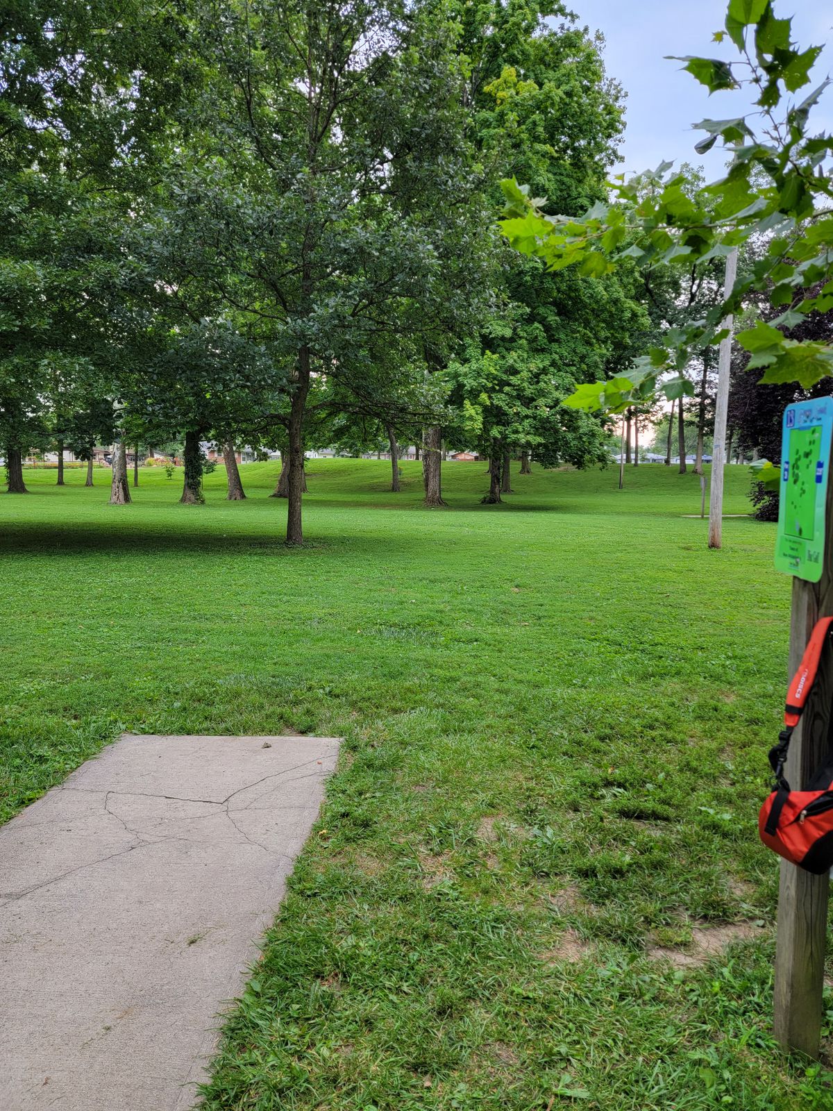 Hole 13 from the tee.