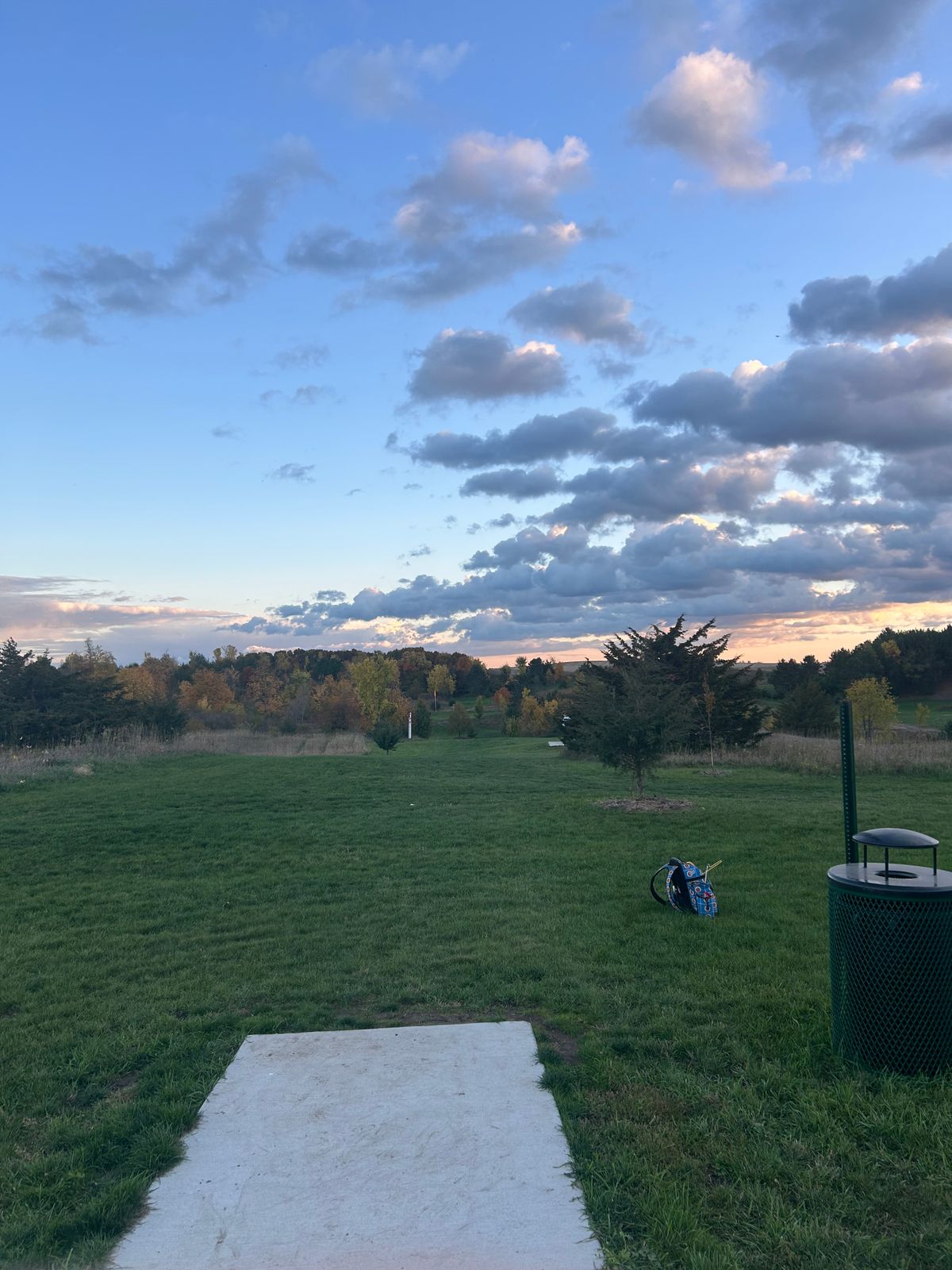 Hole 13 tee pad and fairway