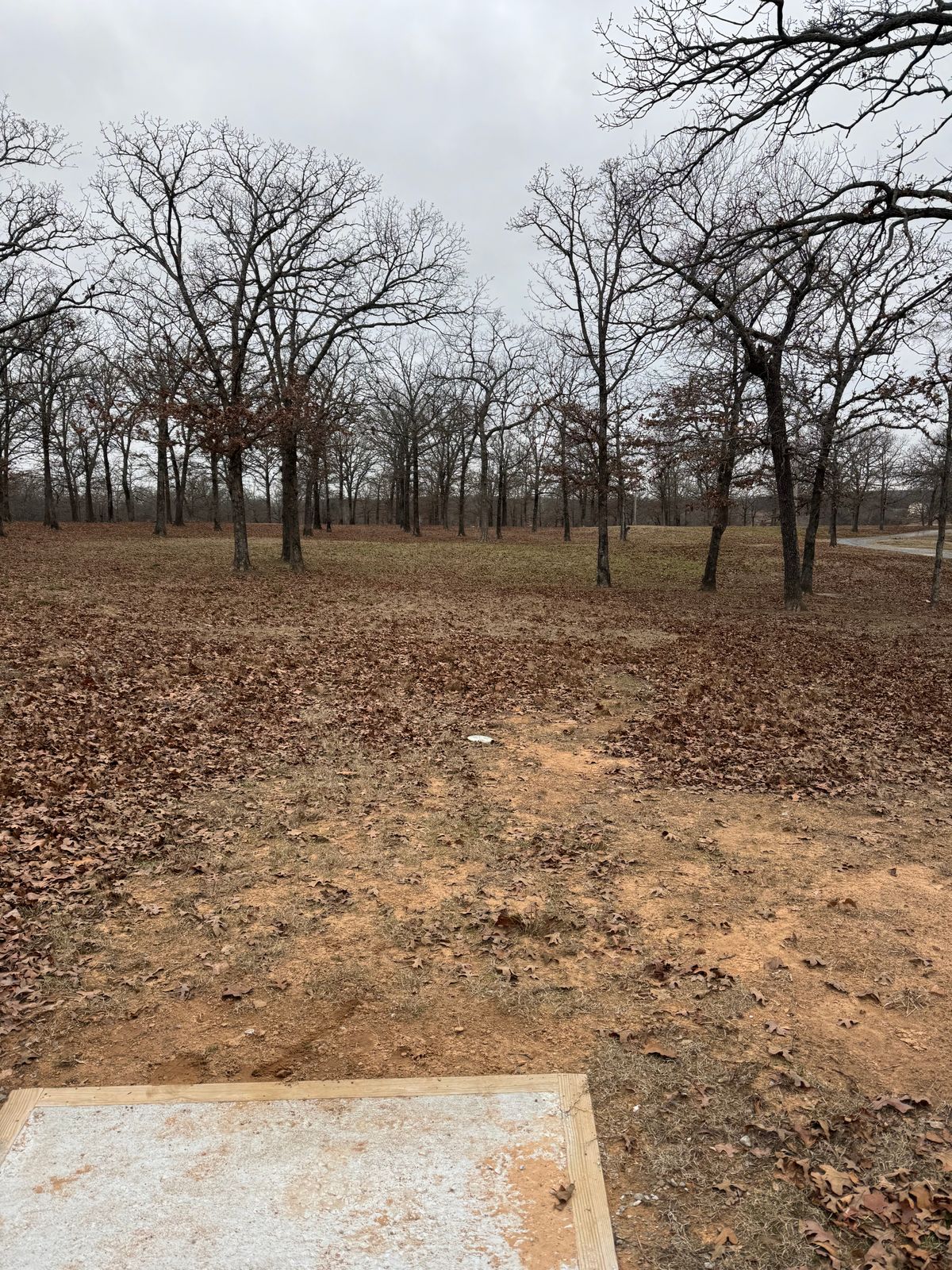 Hole 14 from tee pad