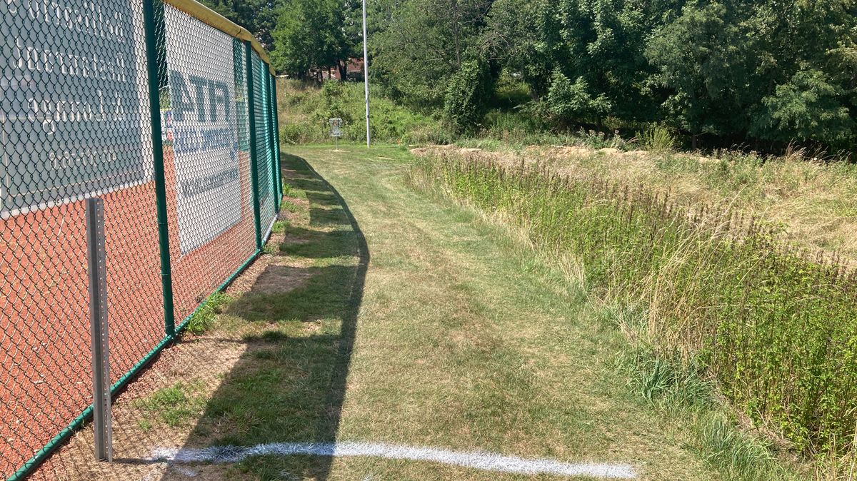 Hole 9 is a short but precise shot!