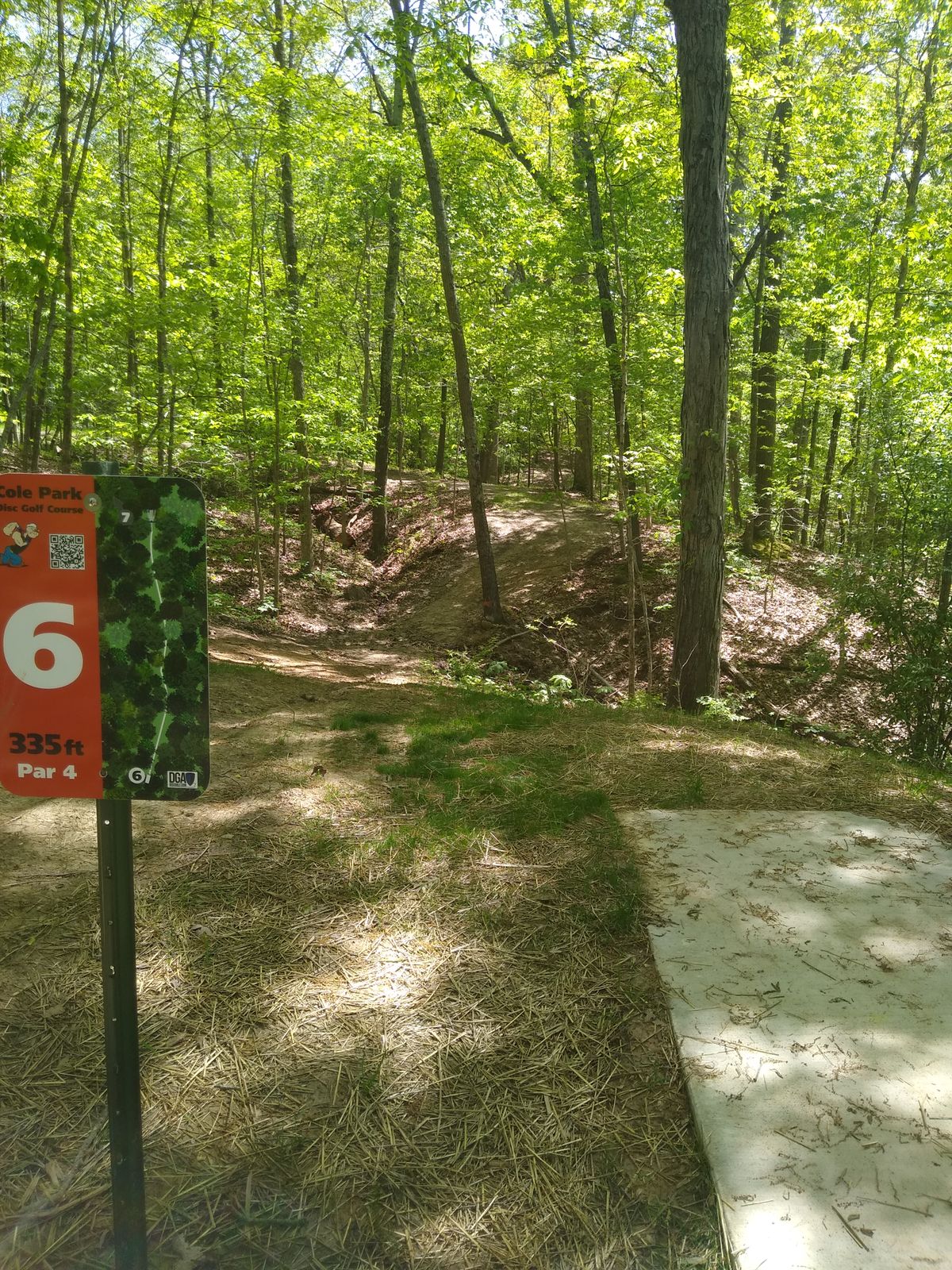 Tight fairway basket slightly right from the tee!