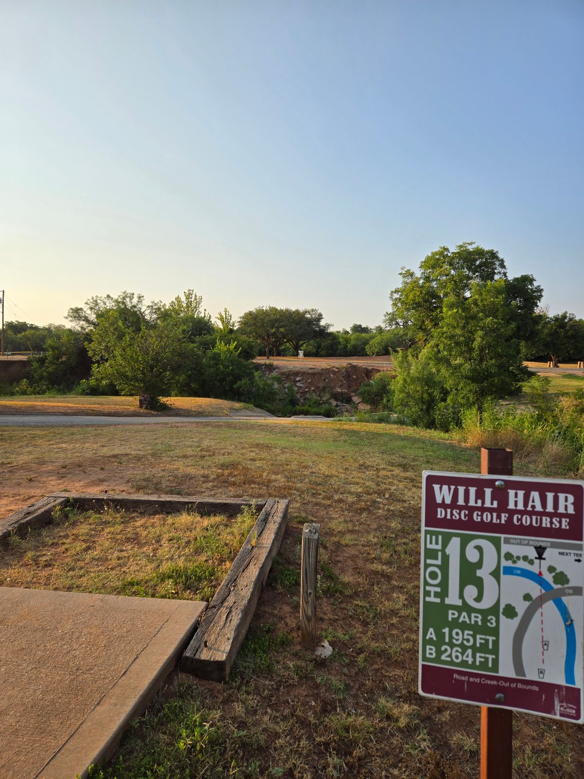 Hole 13 short tee