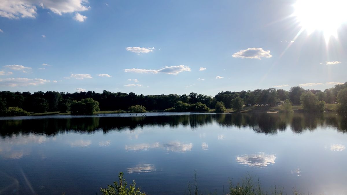 The lake from 1 short tee