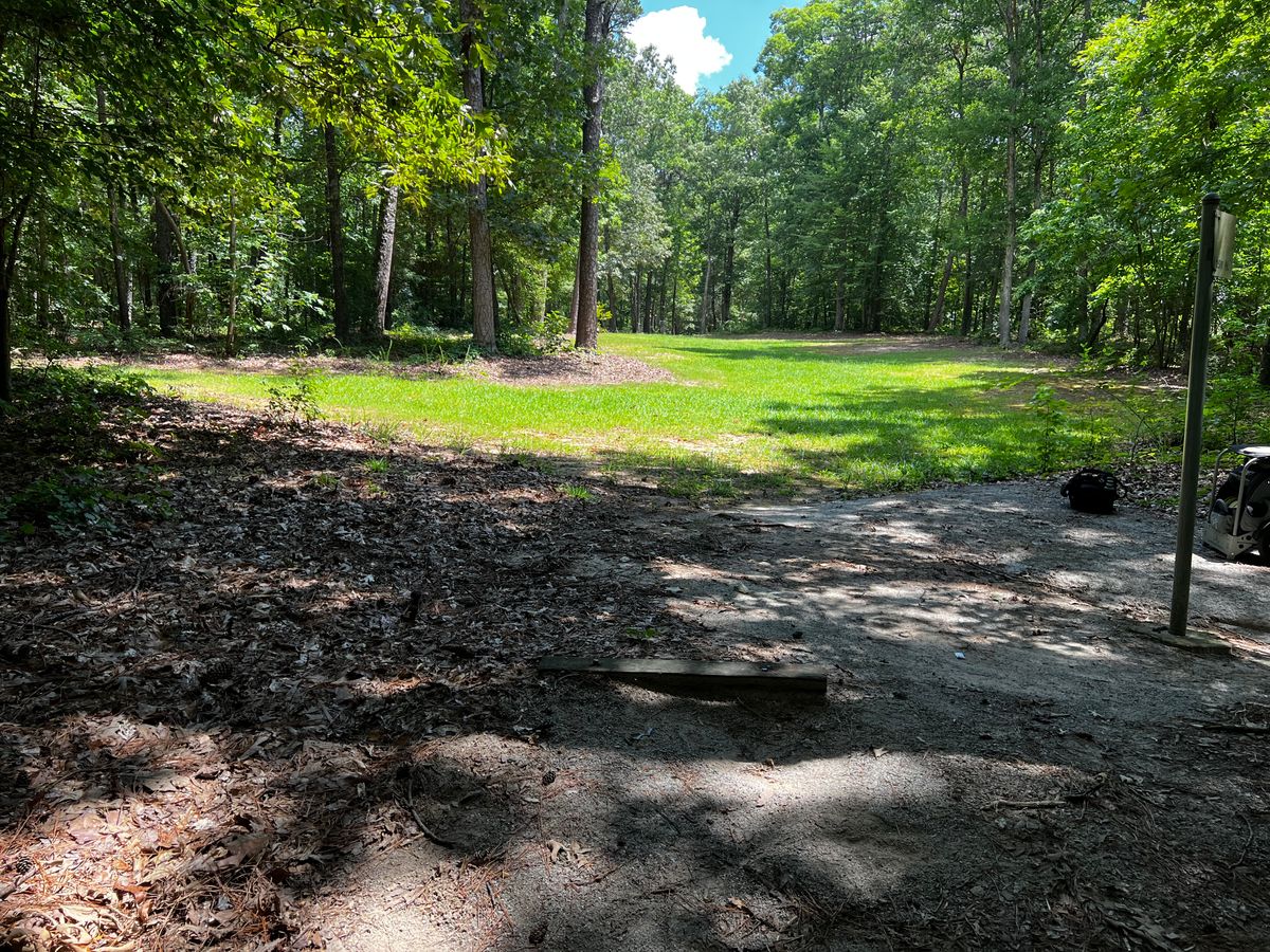 Hole 4 view from tee box