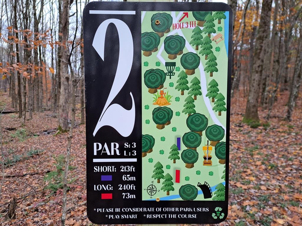 Hole 2 Sign
