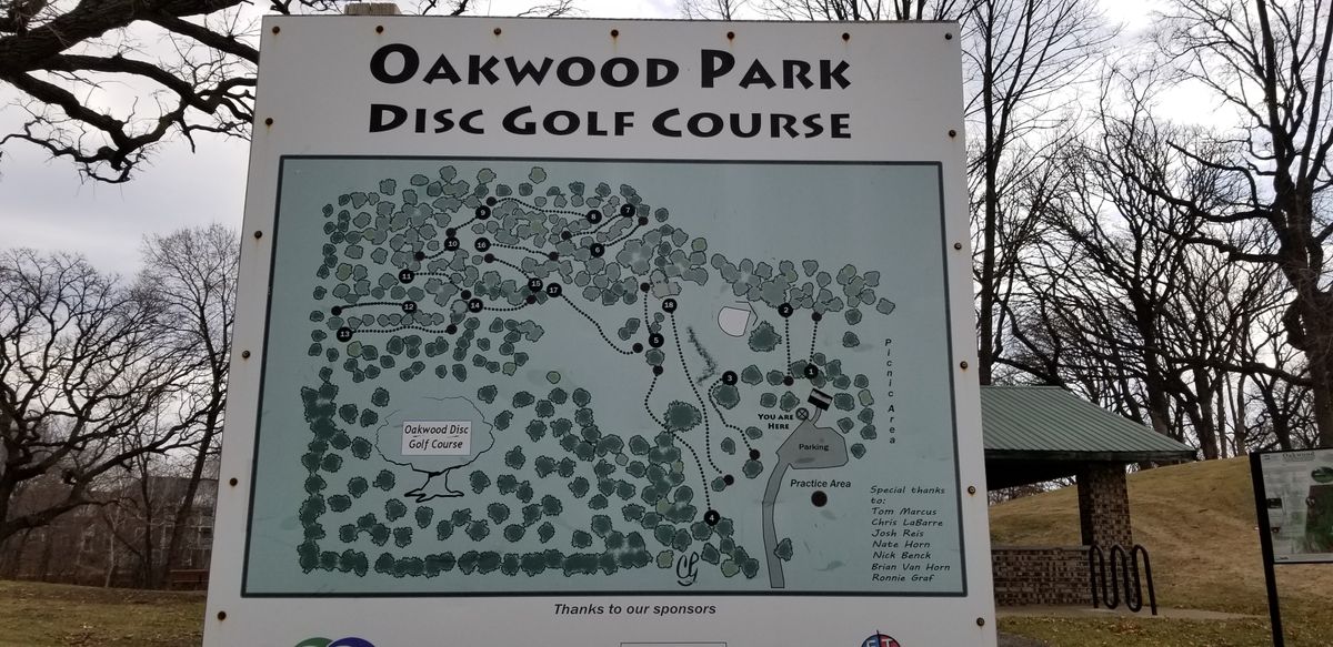 Course map near the start.