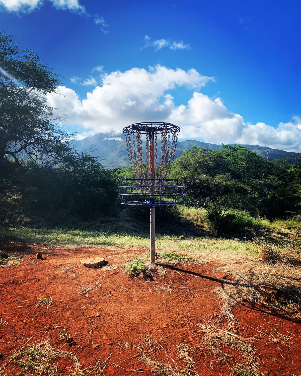The views here are unmatched. Love this basket up on a mound.