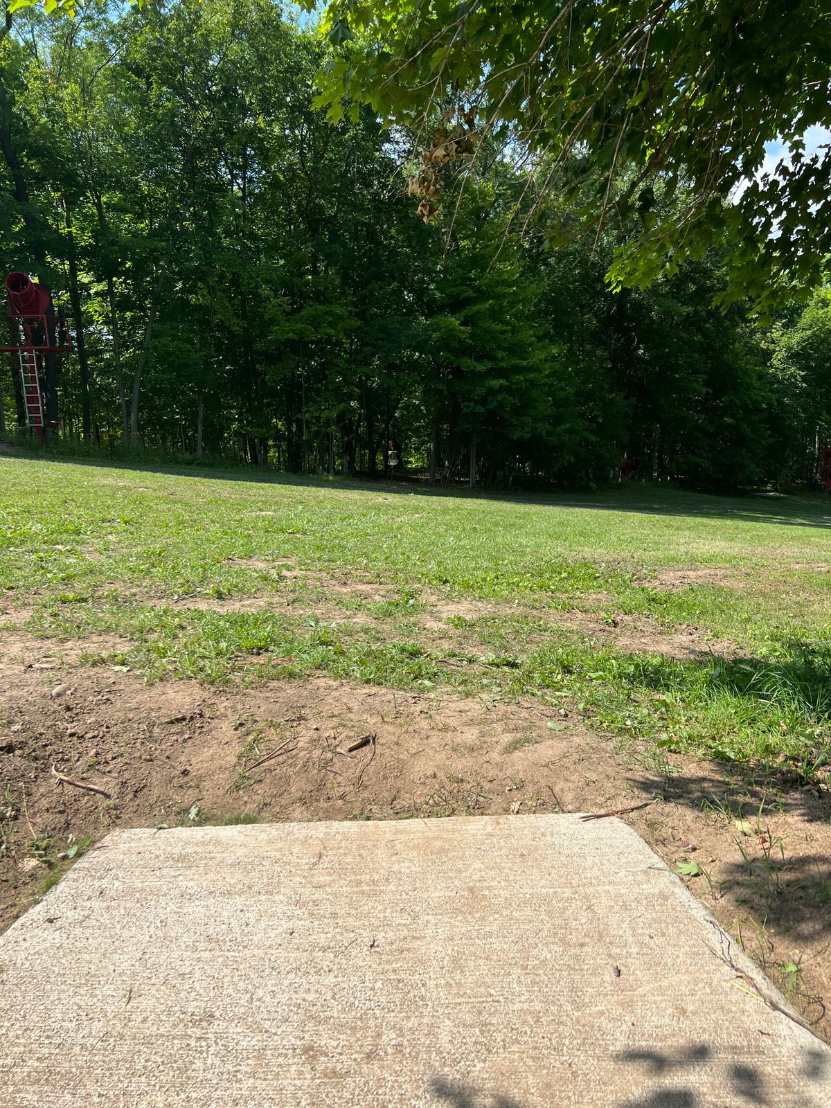 Hole 15 from tee pad.