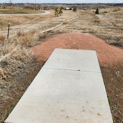 Hole 9's teepad.