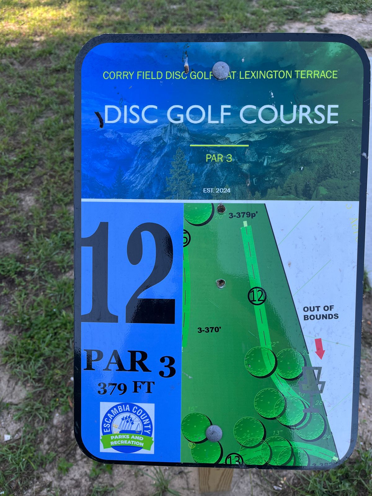 Hole 12 Sign