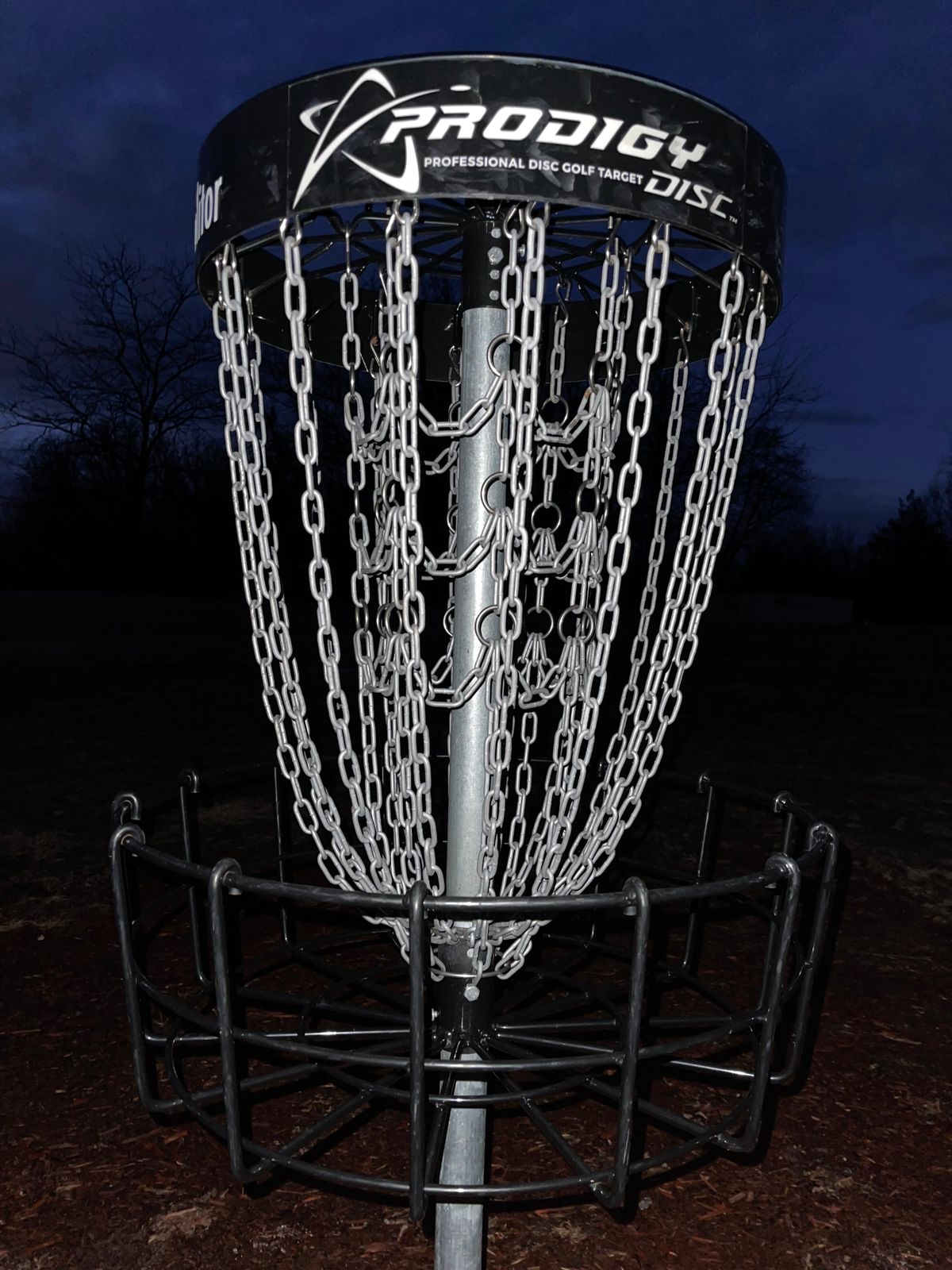 After dark on hole 18
