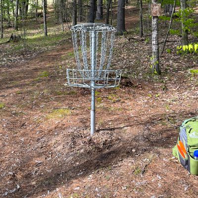 Front 9 baskets are getting replaced with chainstars to match the back 9.