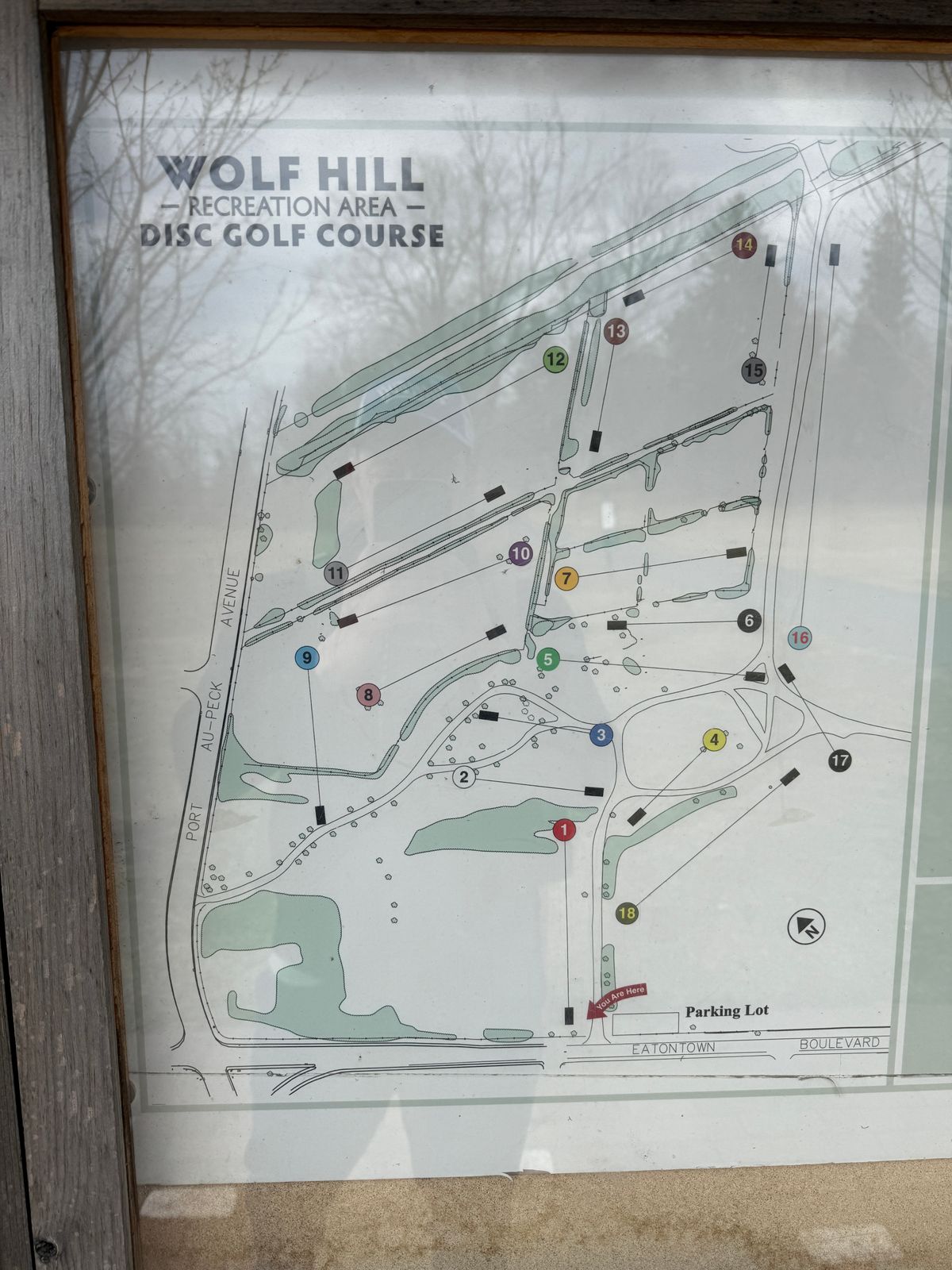 Wolf Hill course map