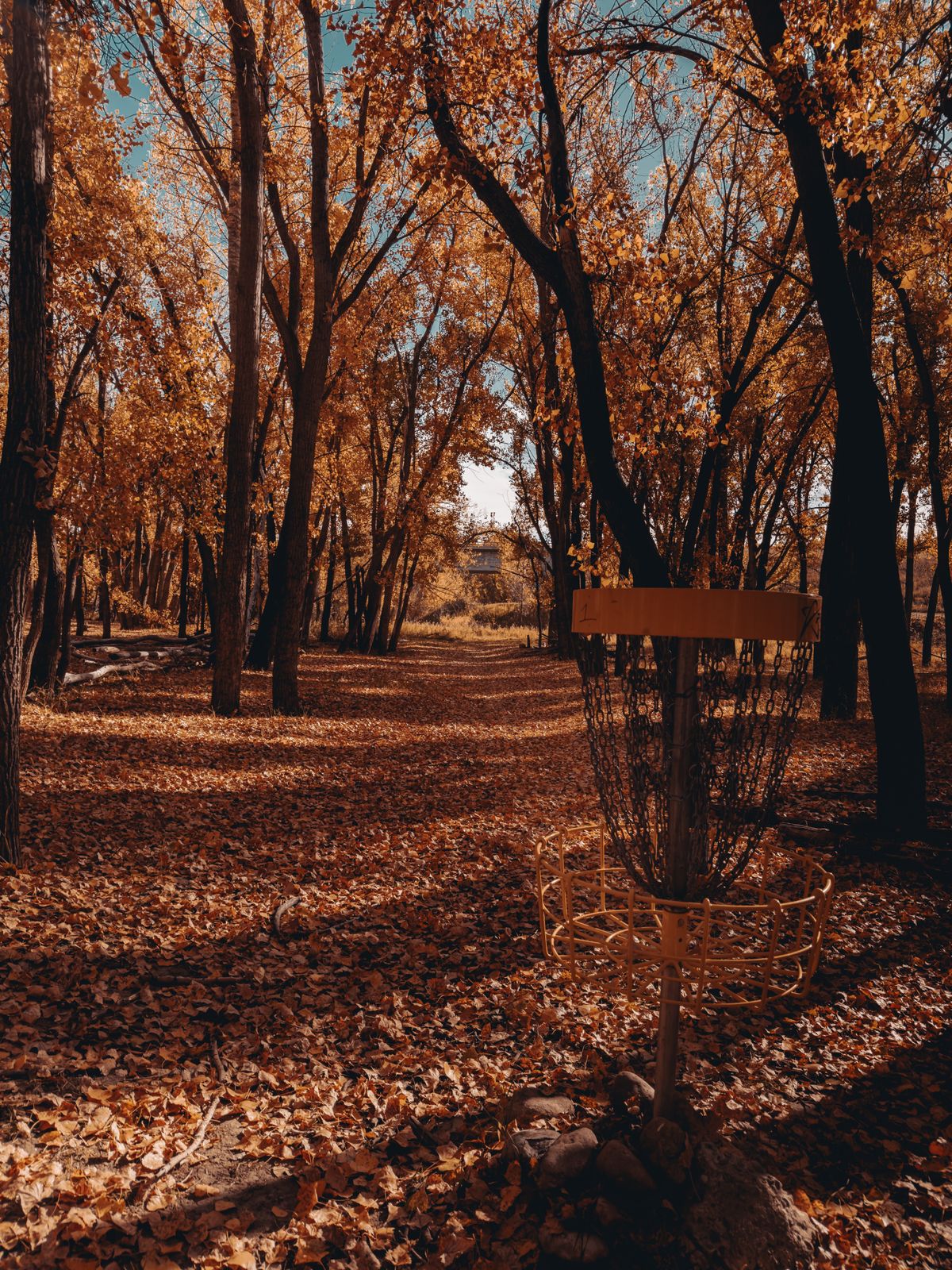 Hole 1 - straight shot with narrow gap