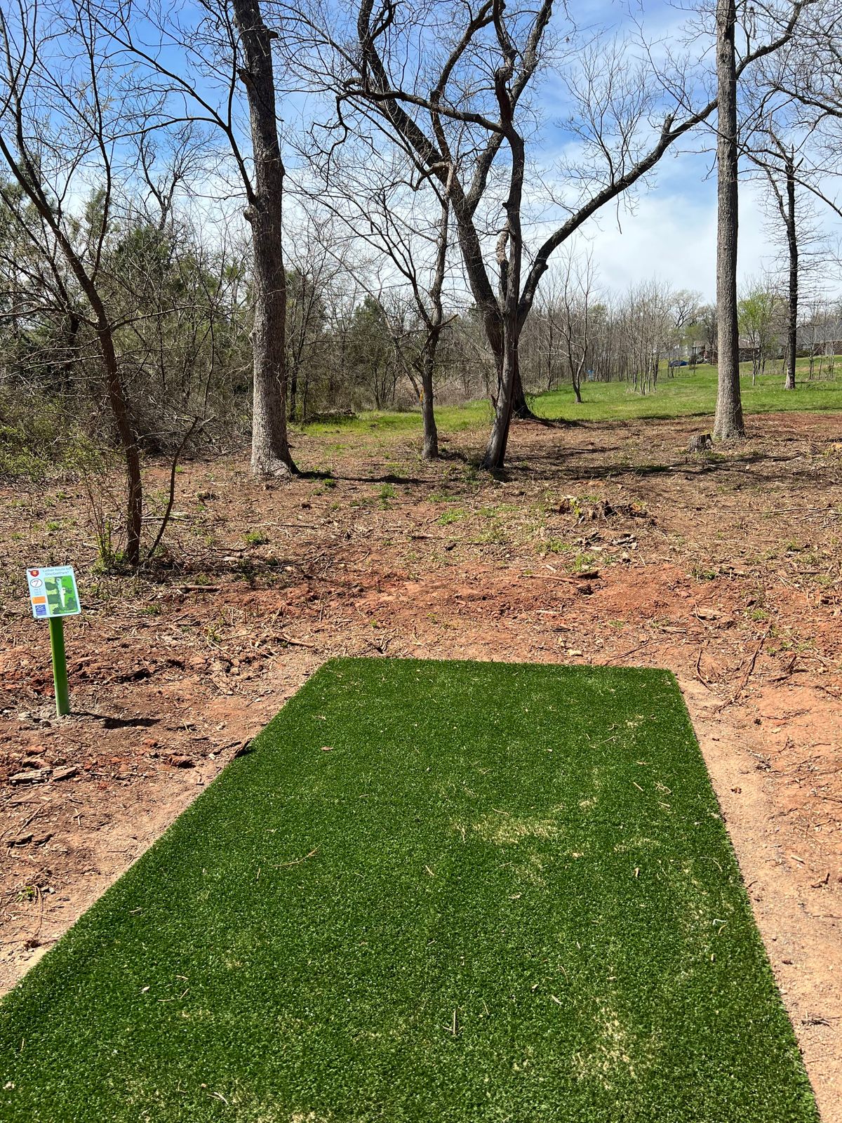 Hole 7 long tee to long basket