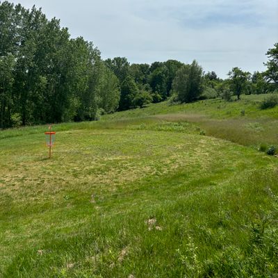 Hole 6 from basket view