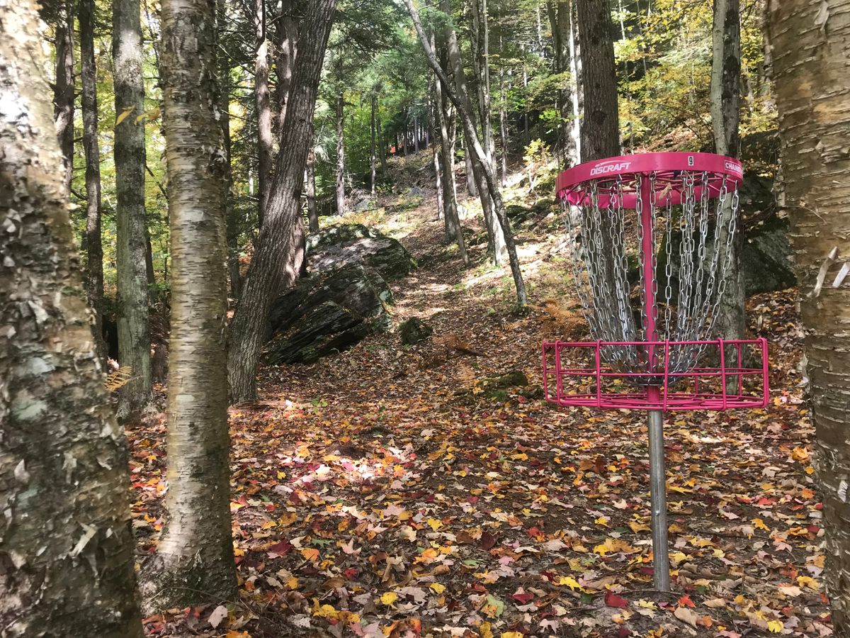Looking up hole 9’s fairway.