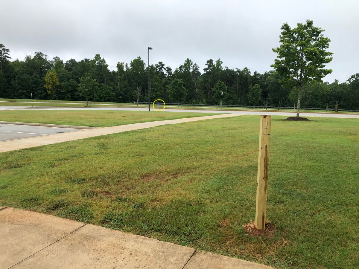 Hole 1 tee