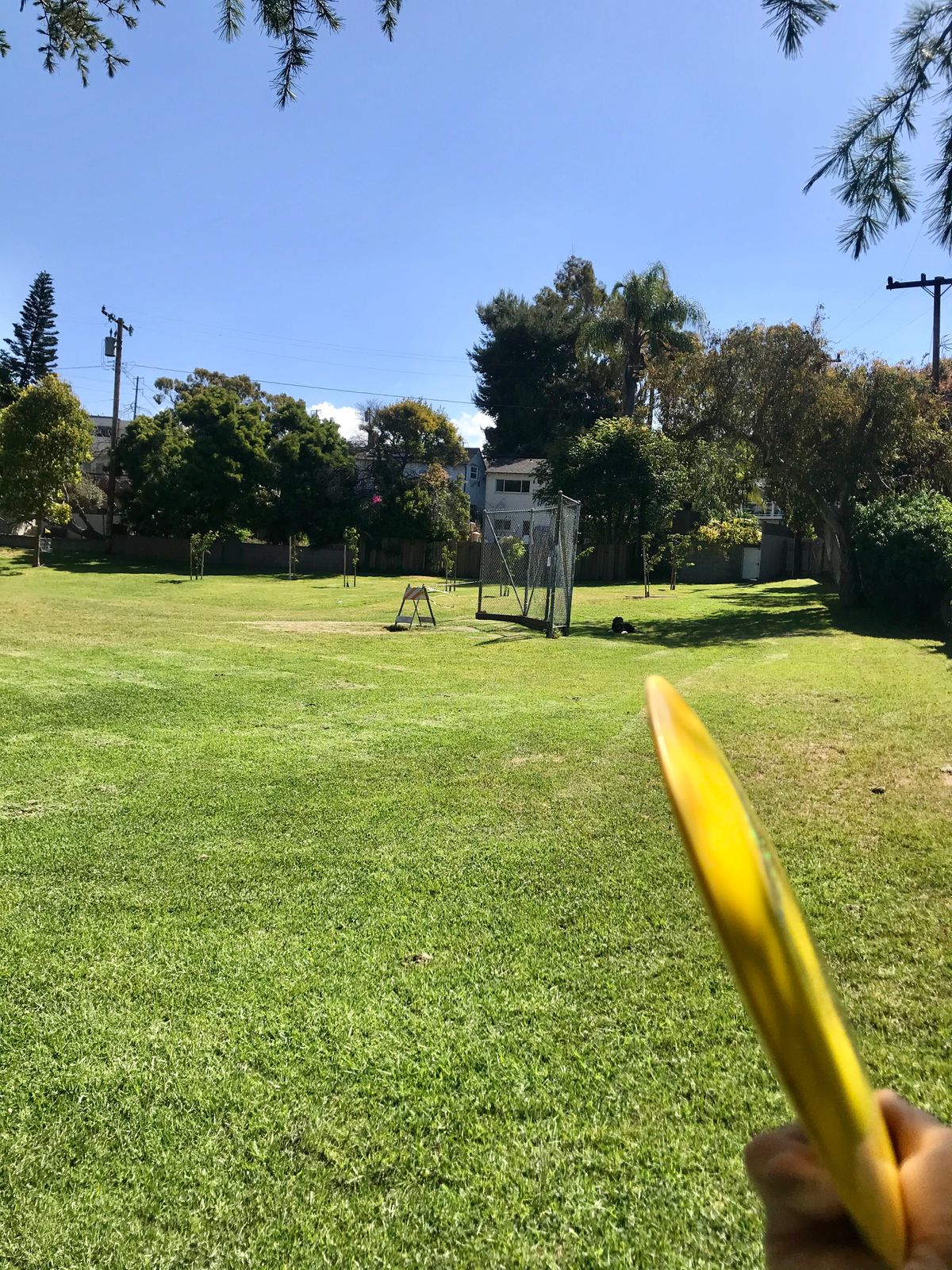 Hole #4 - Mando around the backstop.