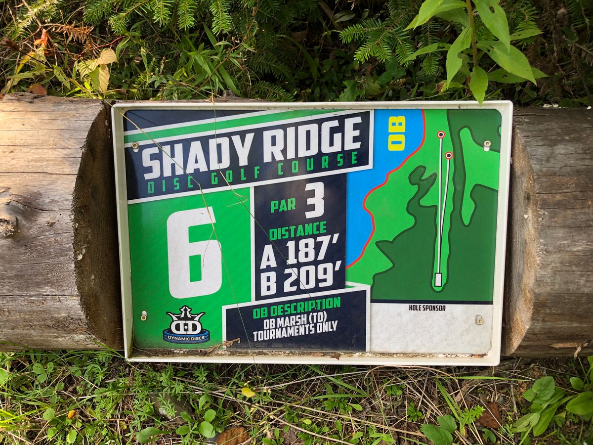 6 tee sign