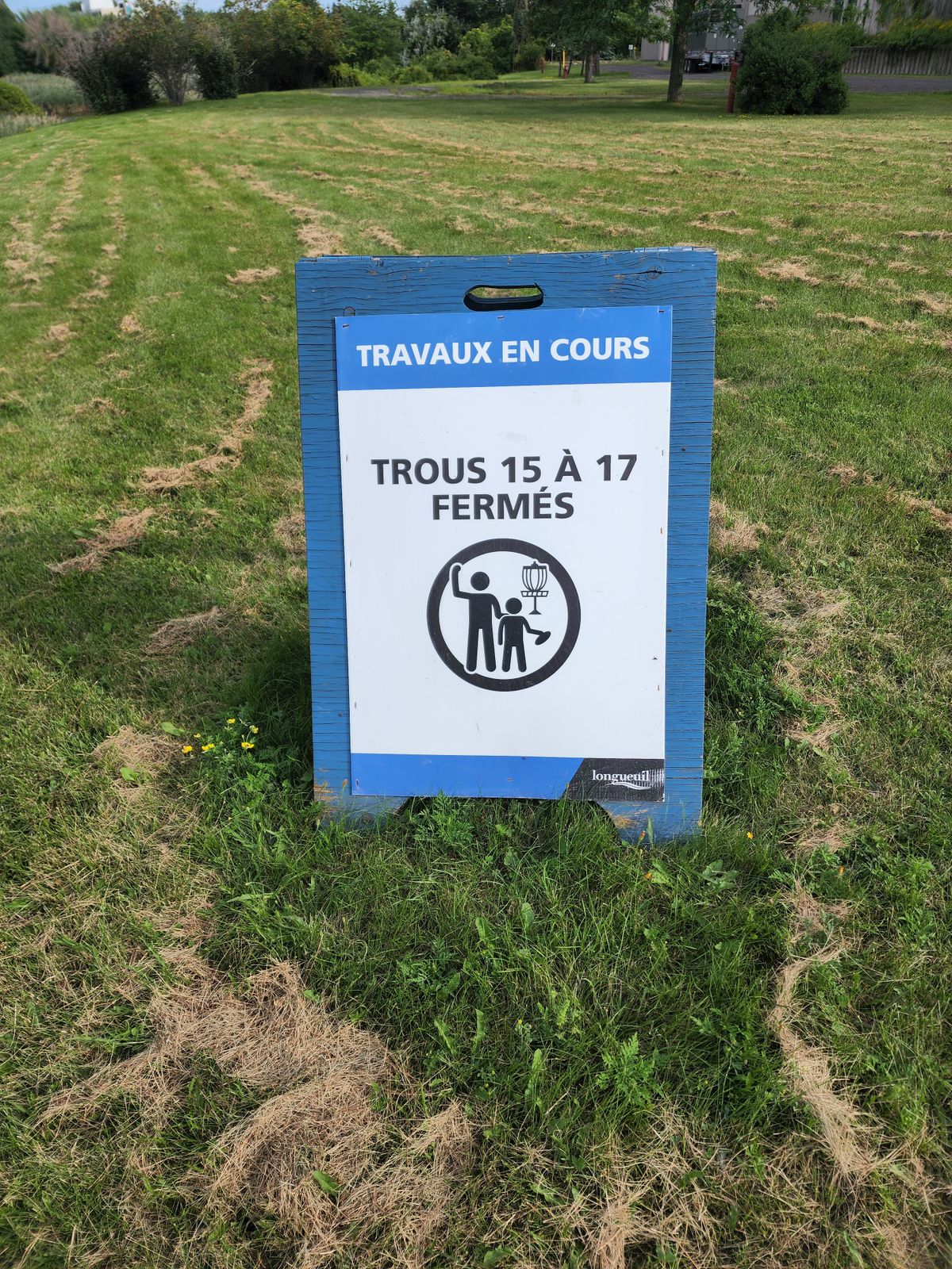 Holes 15 and 16 closed currently