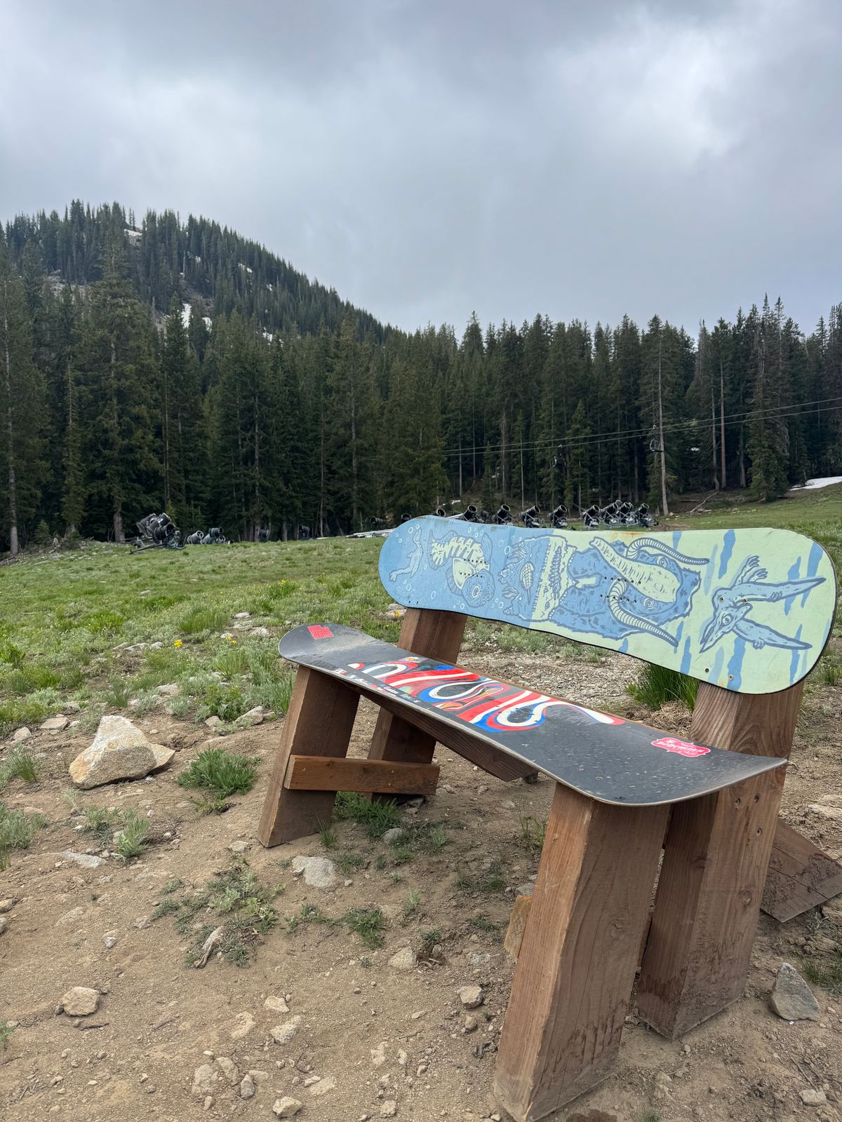 Benches on every hole