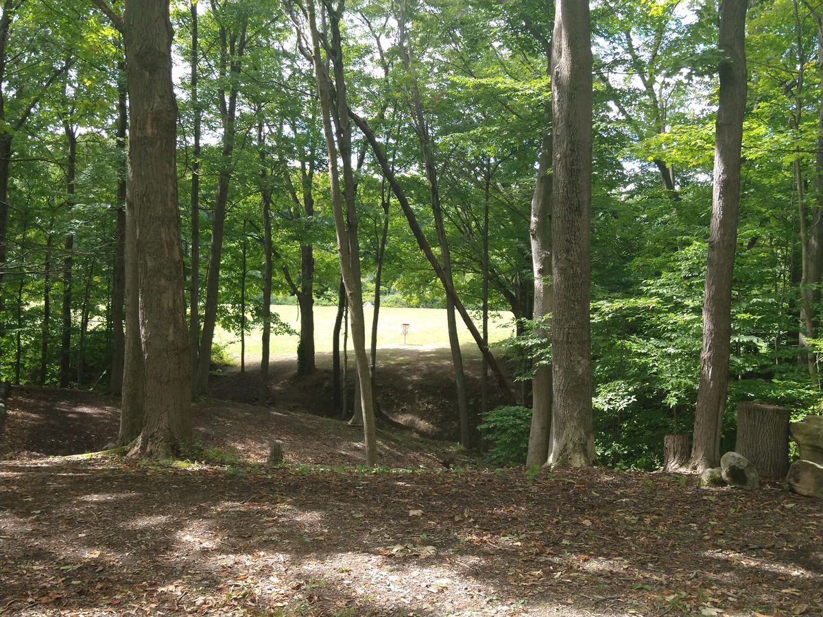 Hole 1 teepad POV