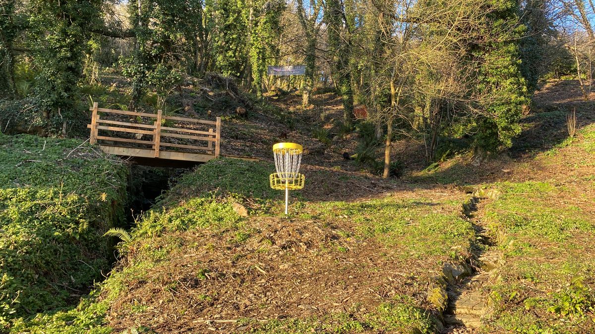 Hole 10 hillside looking back up the fairway