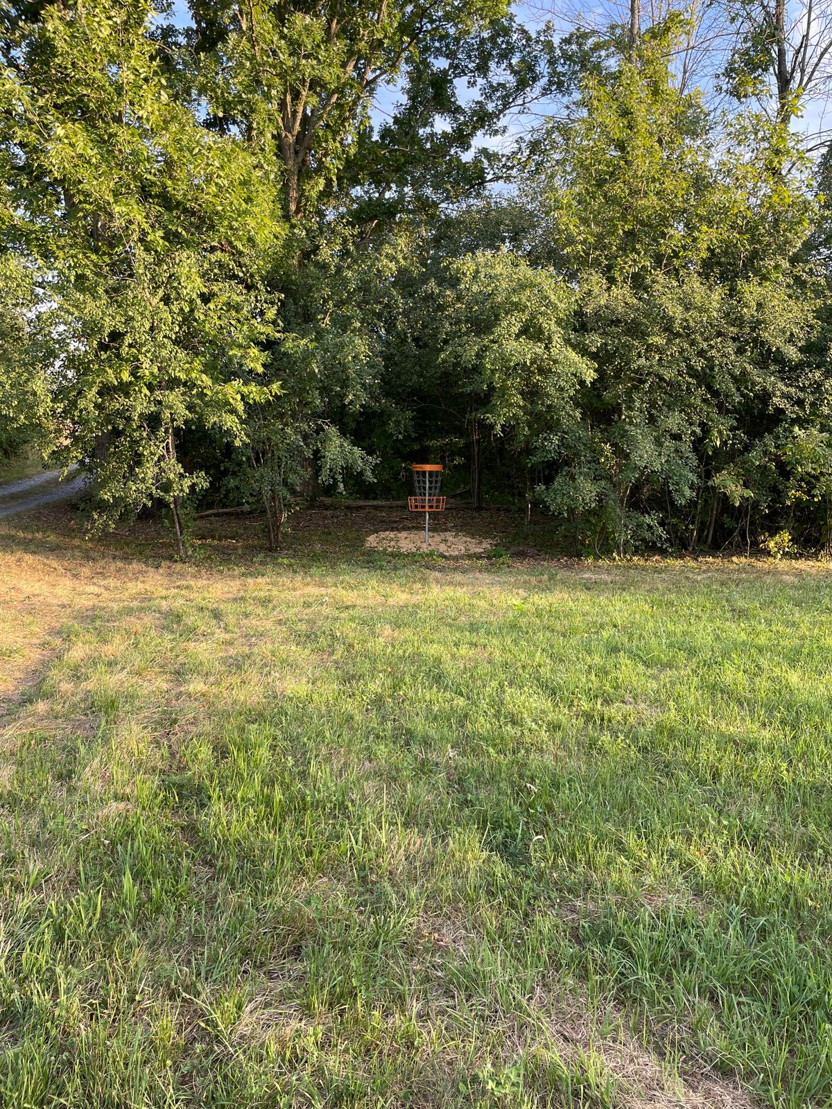 Left side of the fairway on #3