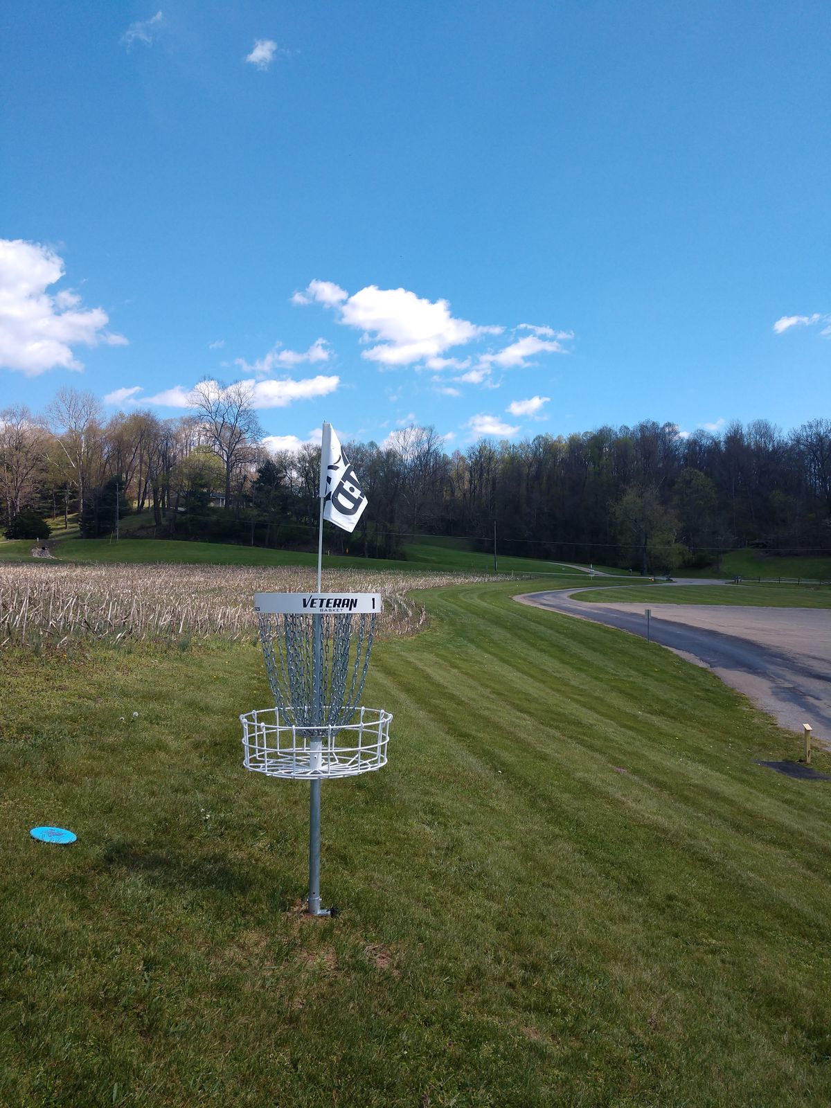 Hole 1 basket