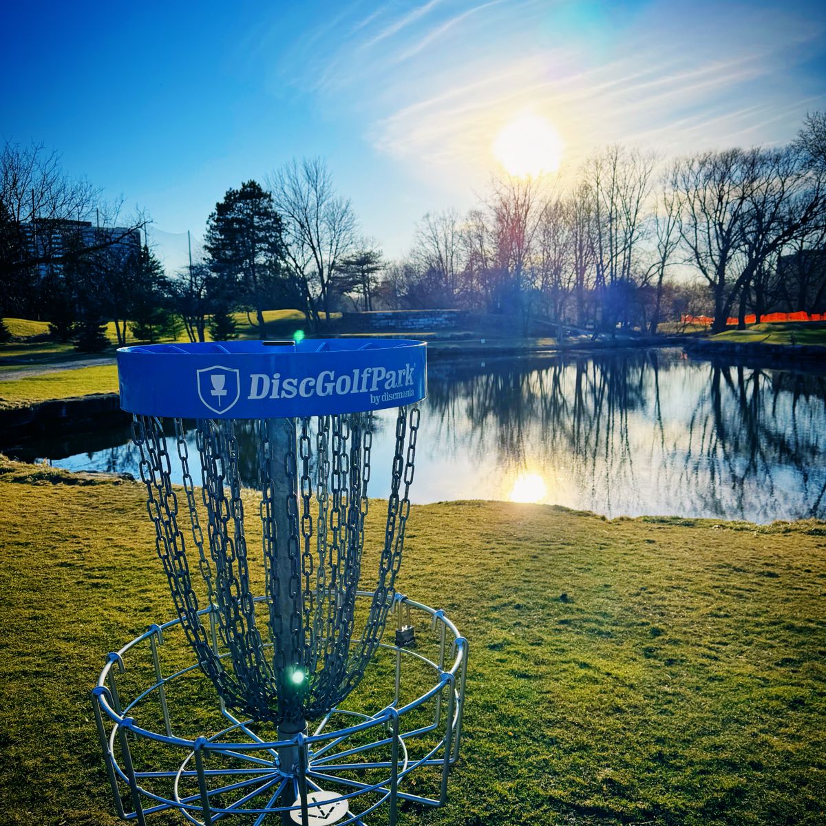 Looking back from the green in Hole 17.