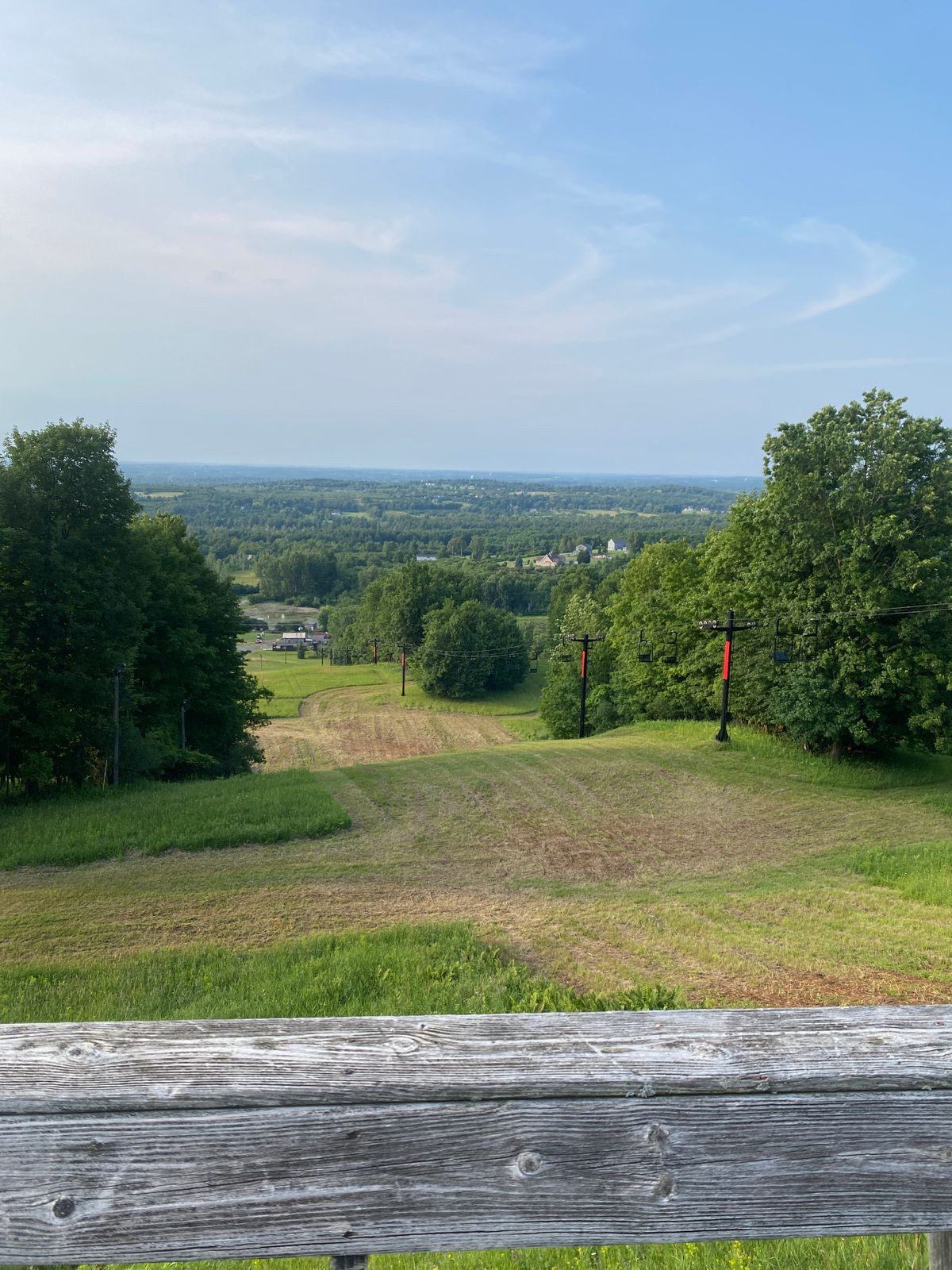 Top of the world shot Hole 8 from the observation deck