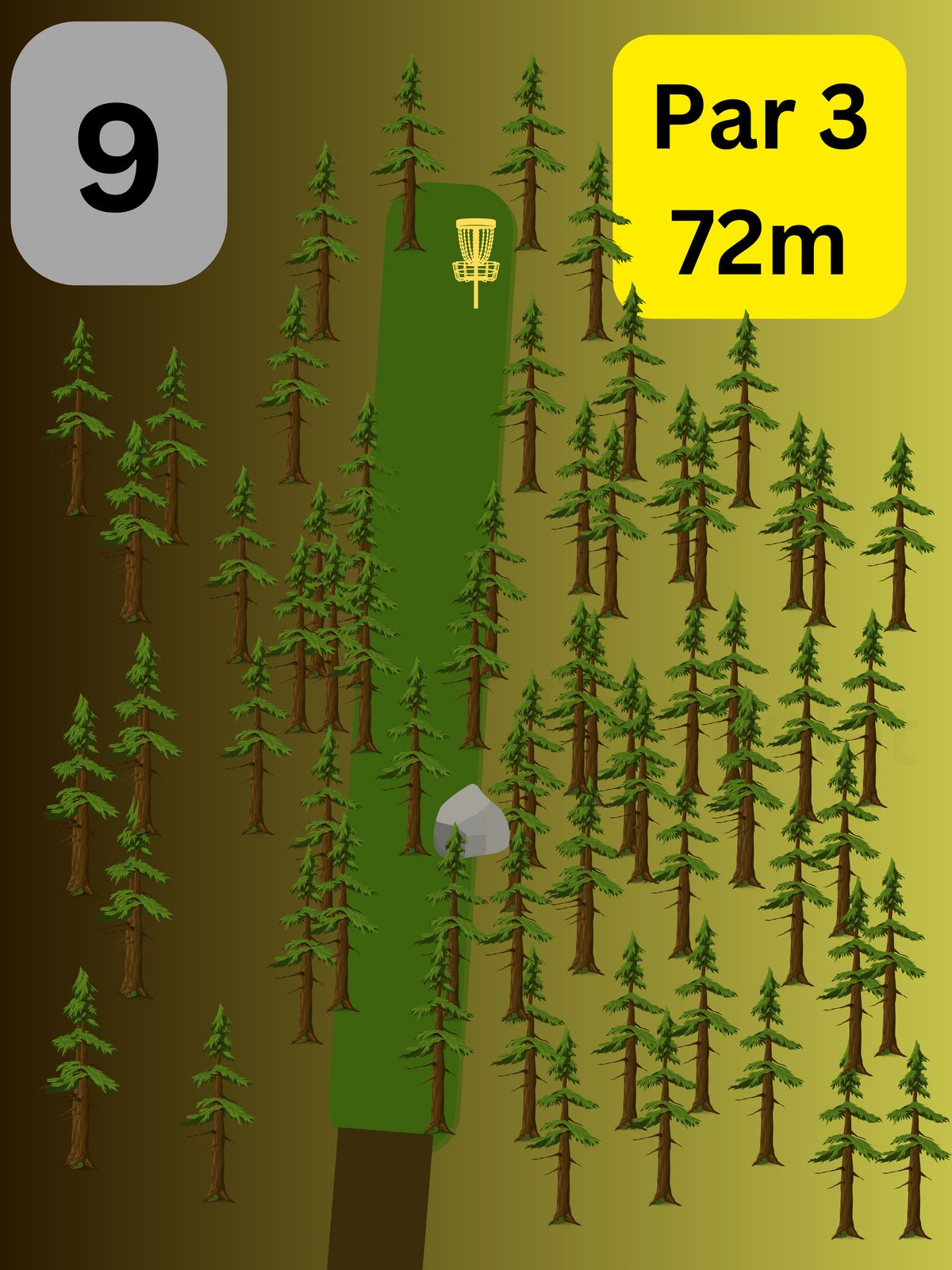 Teesign for hole 9