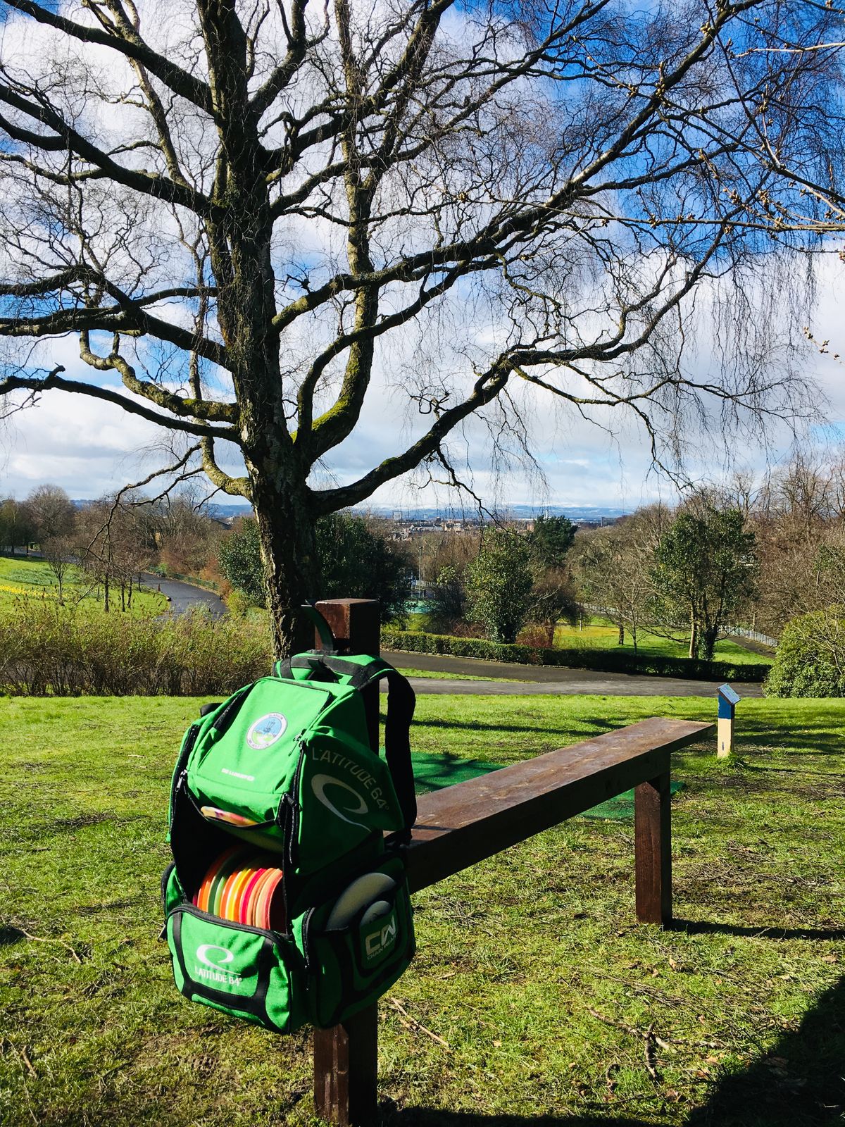 Bench at Hole 1
