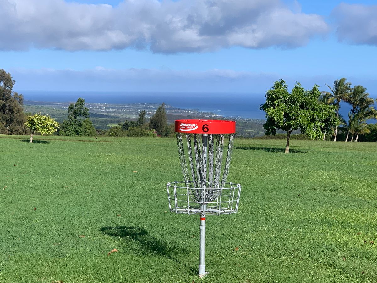 Disc golf with a beautiful view of Kauai’s south shore