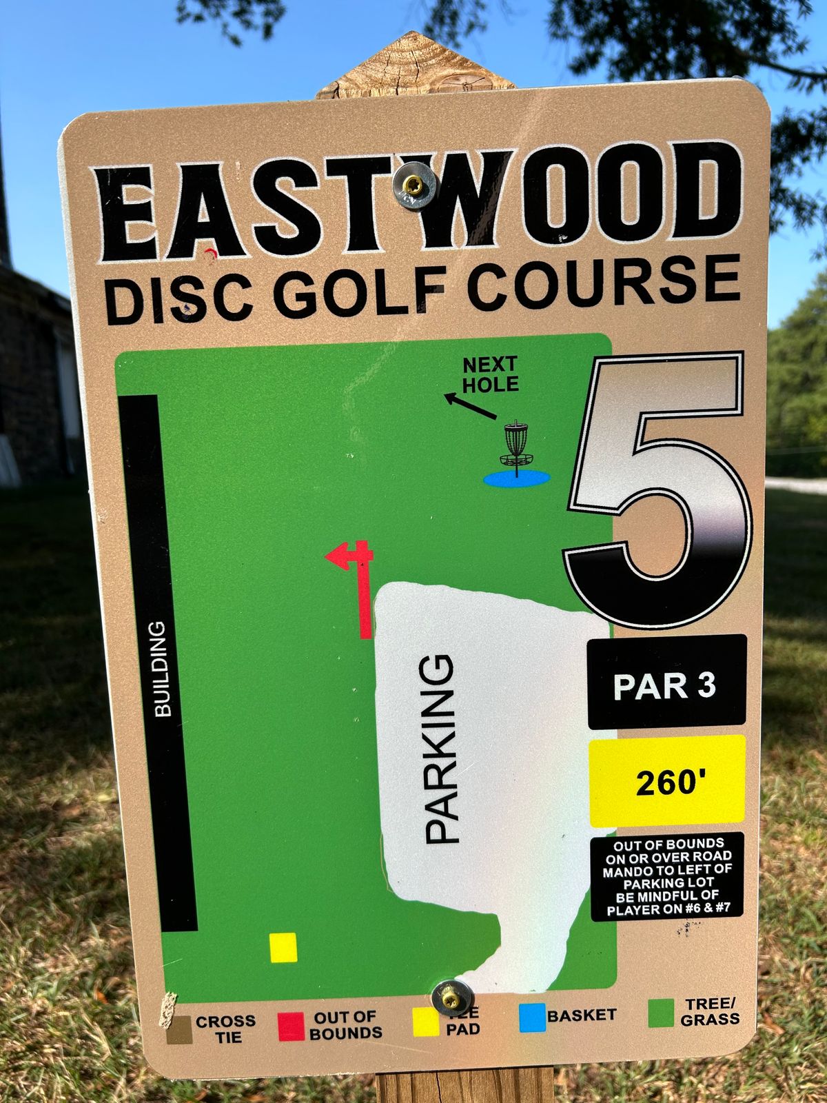 Hole 5 Sign