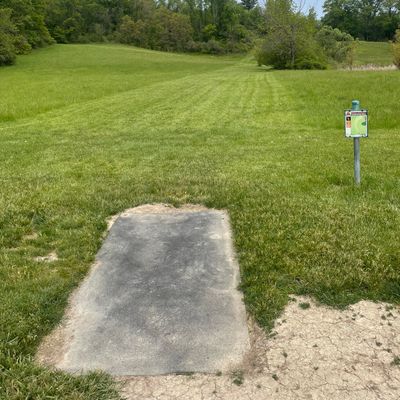 Hole 1, tee