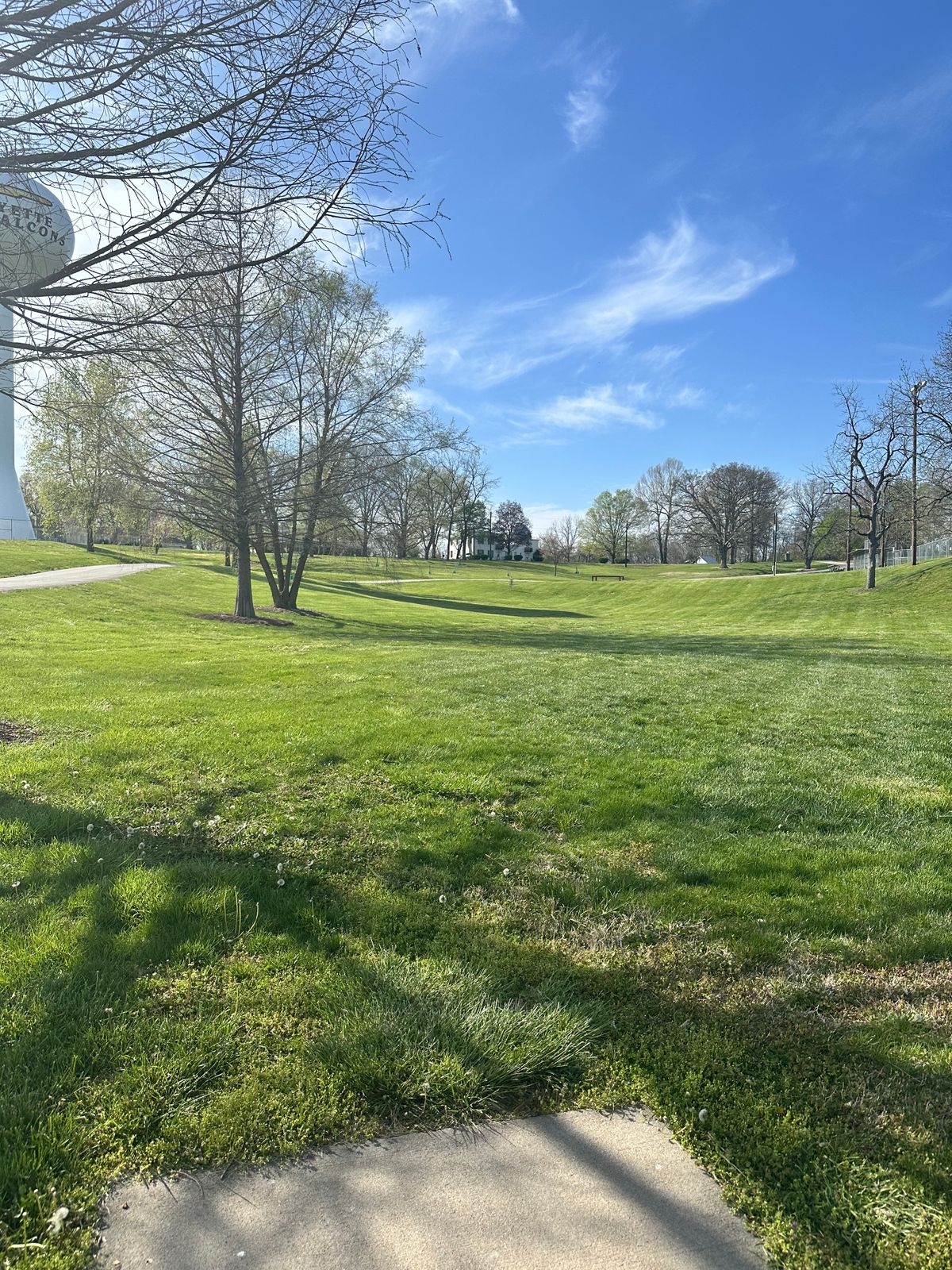 Hole 4 from tee pad