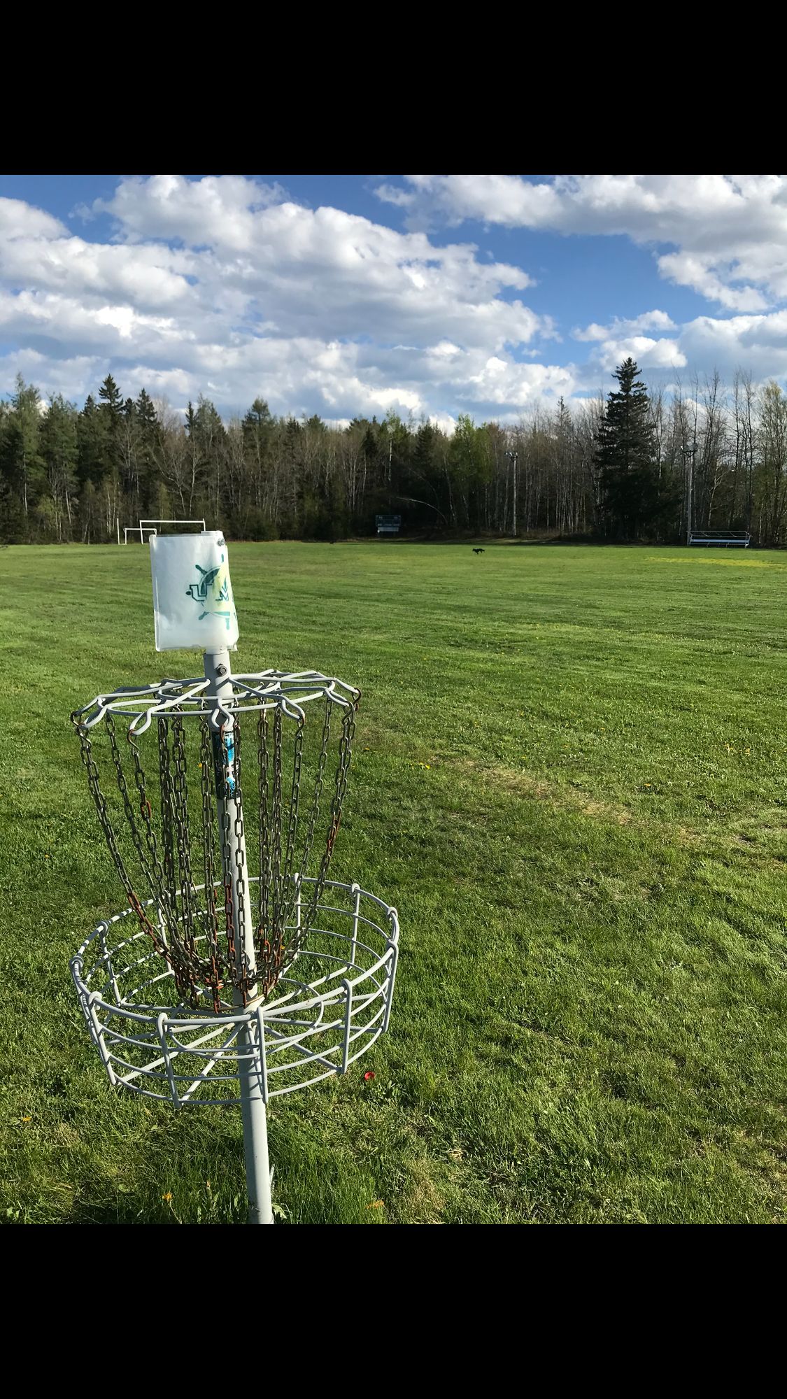 Hole 4 tee off above hole 1