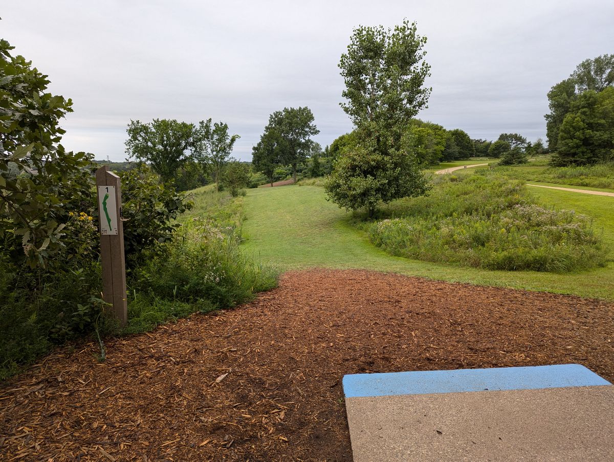 Hole 1 tee