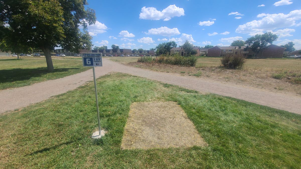 Who stole the tee pad?  This is why we can't have nice things!