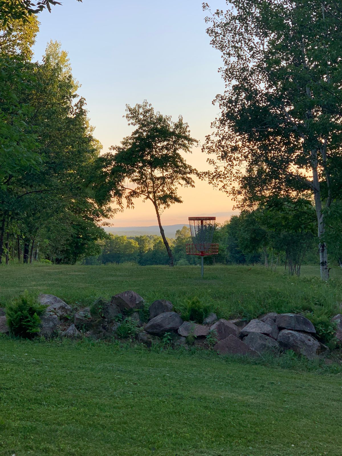Hole 18 view.