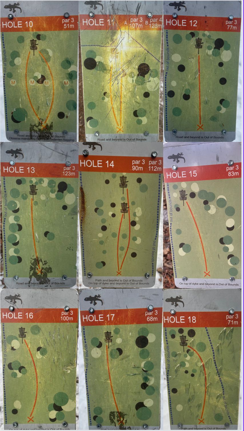 Back 9 Tee Signs